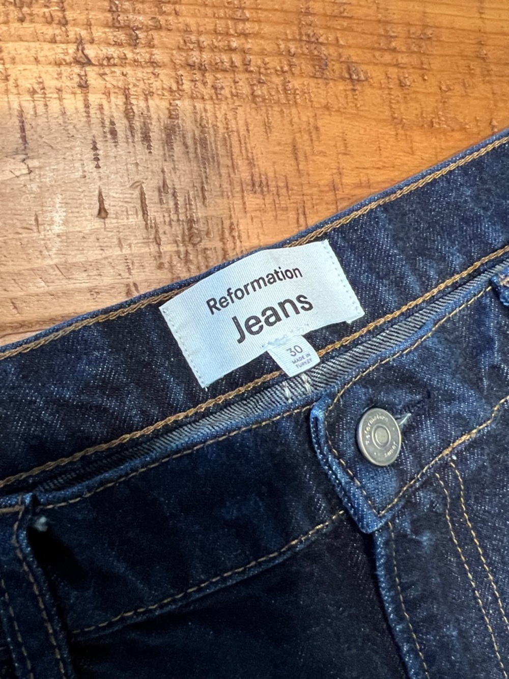 Reformation Cary Low Rise slouchy jeans (slightly altered) - Picture 4 of 11